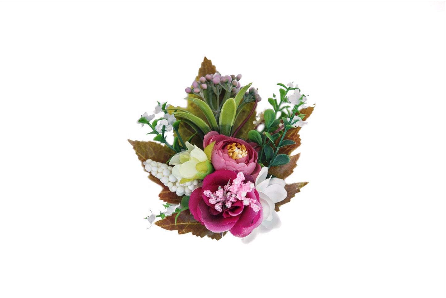 Spring Accessories Floral Hair Clip White pink red yello Flowers Head Pin