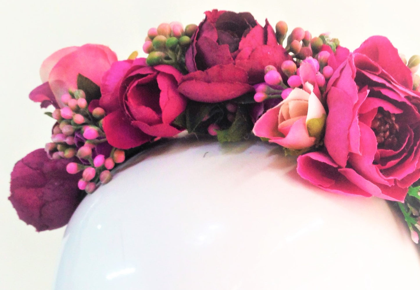 Purple flower Pink flower headband Accessories for women
