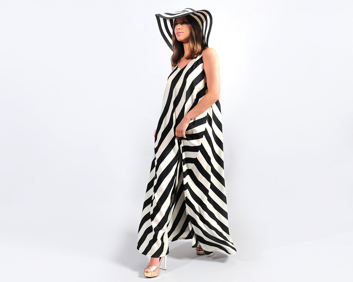 Black & White maxi dress