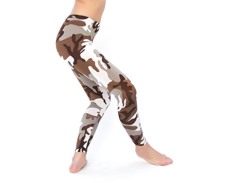Camo Army Girly Women Leggings.
