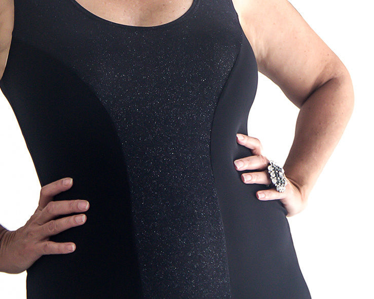 PLUS SIZE Evening Black Maxi Dress