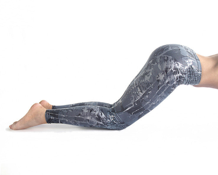 Metallic Silver Lggings