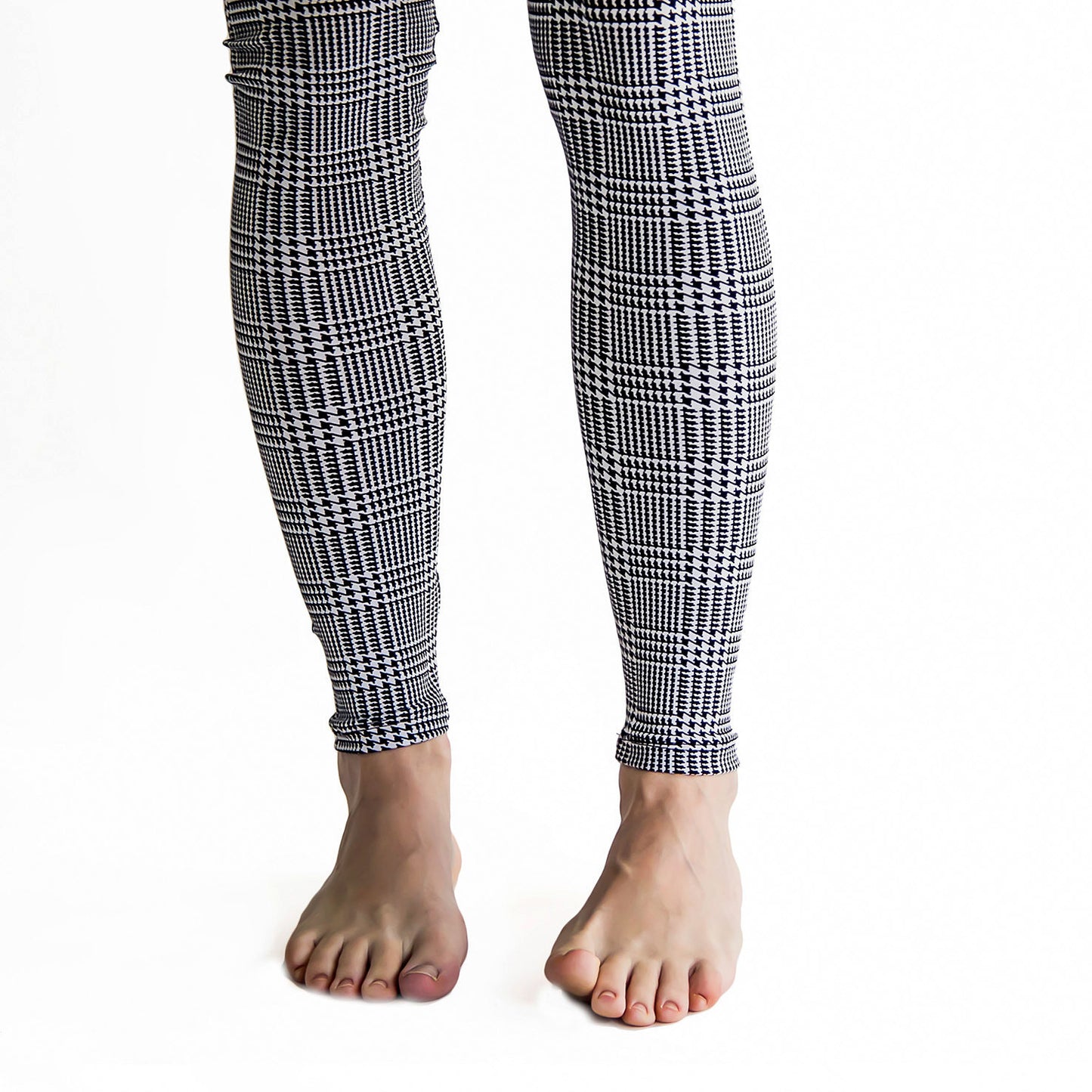 Classic Grey Patterned Leggings