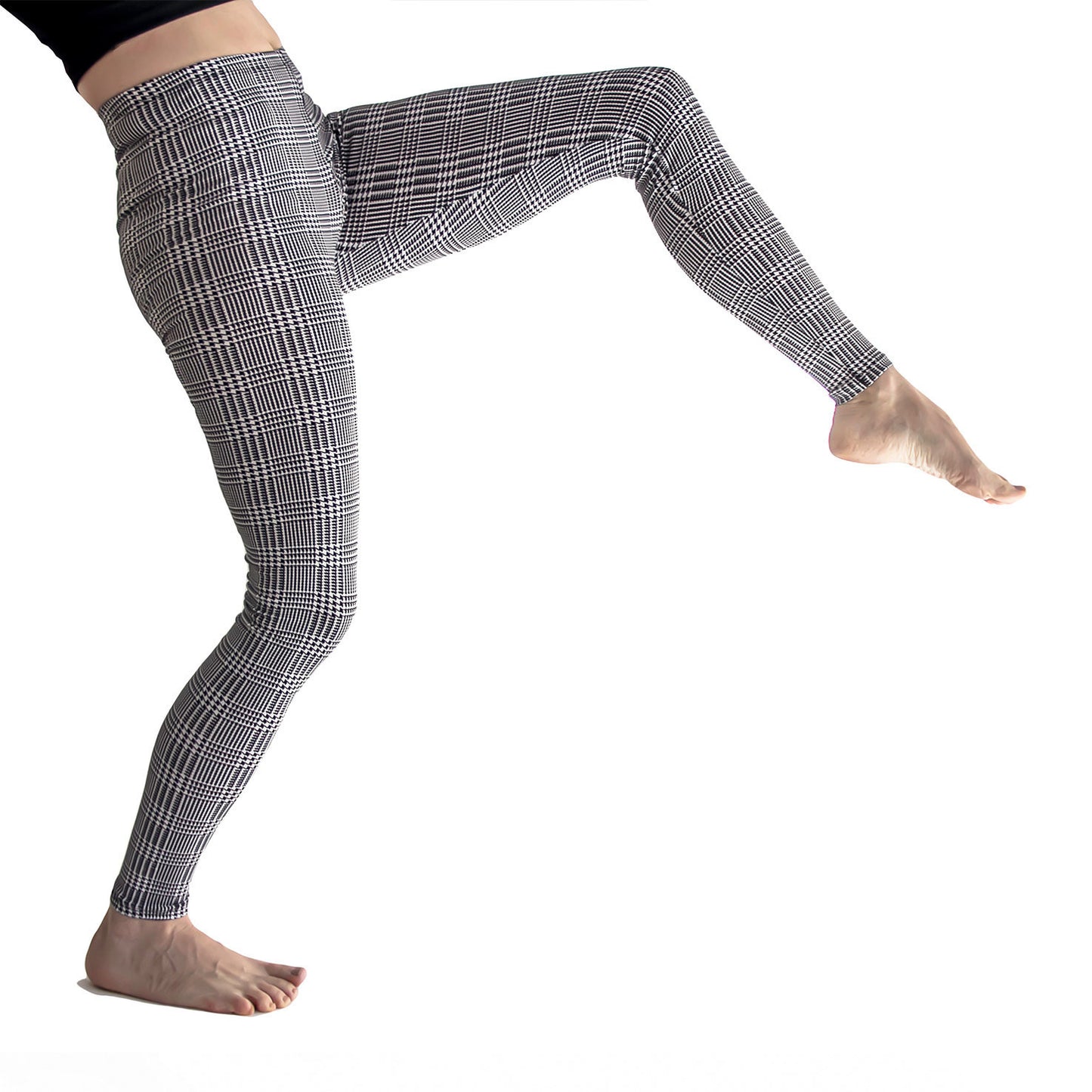 Classic Grey Patterned Leggings