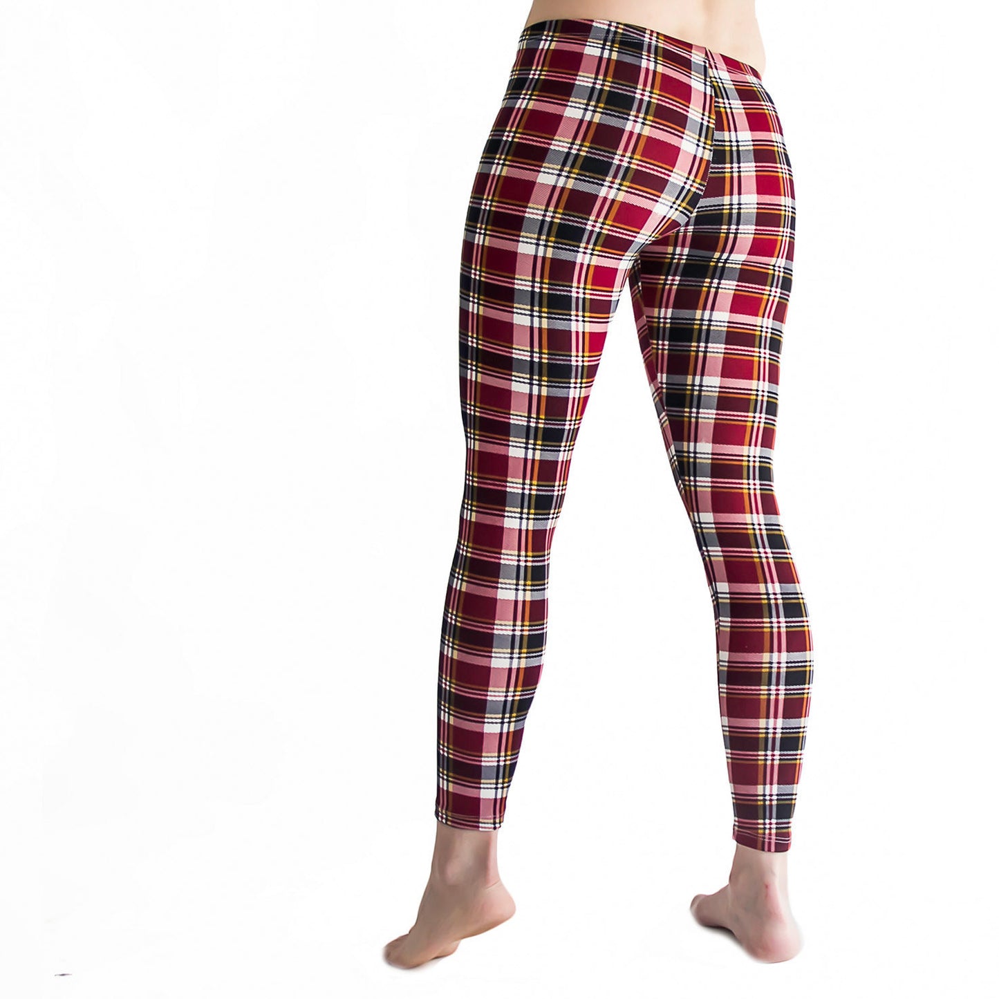 Royal Scot /plaid  Leggings / Rock Chic  printed leggings