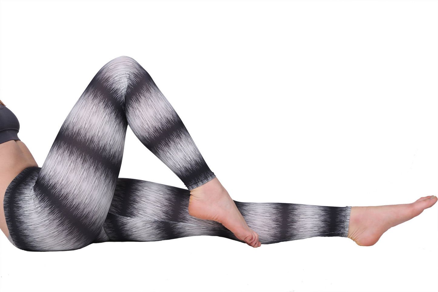 Black and white art Leggings athletic leggings
