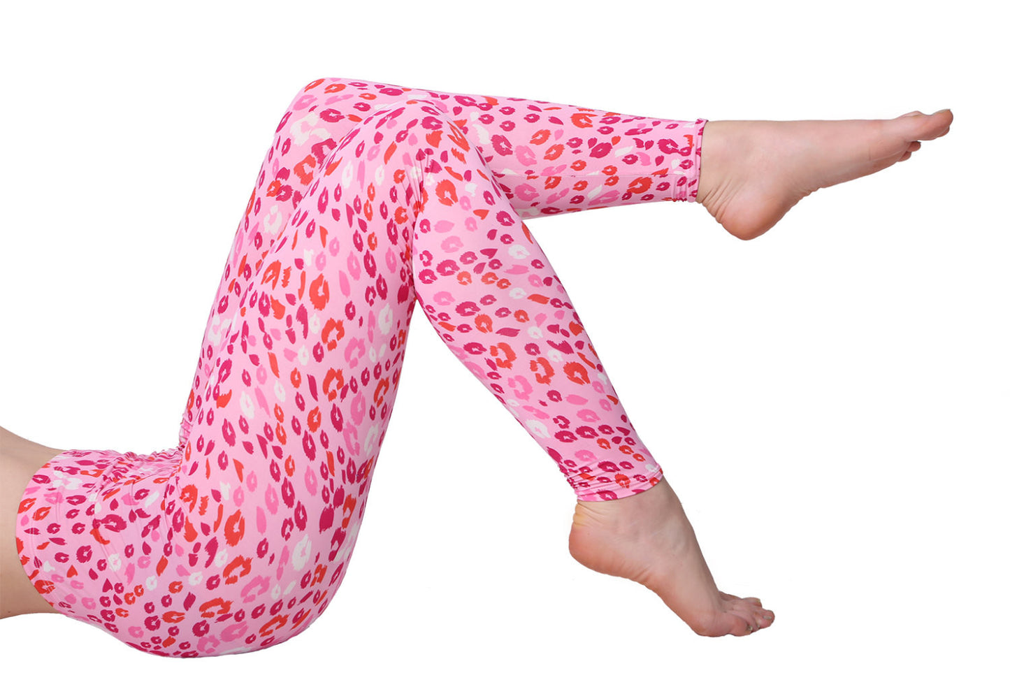 Pink Leopard Women Leggings