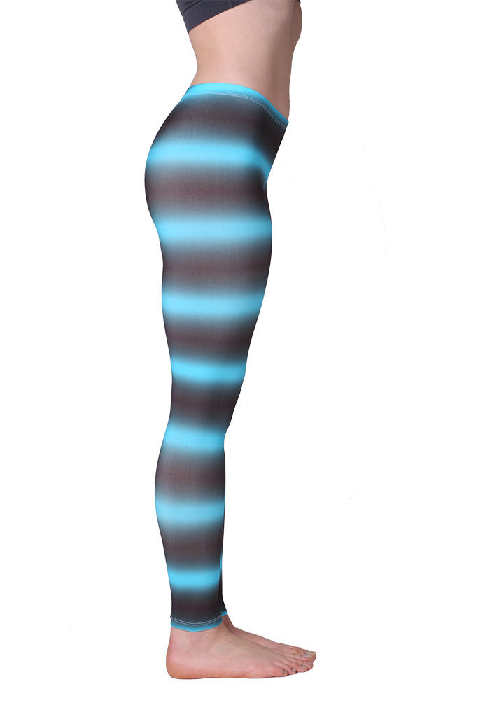 Burning Man Blue Neon Leggings