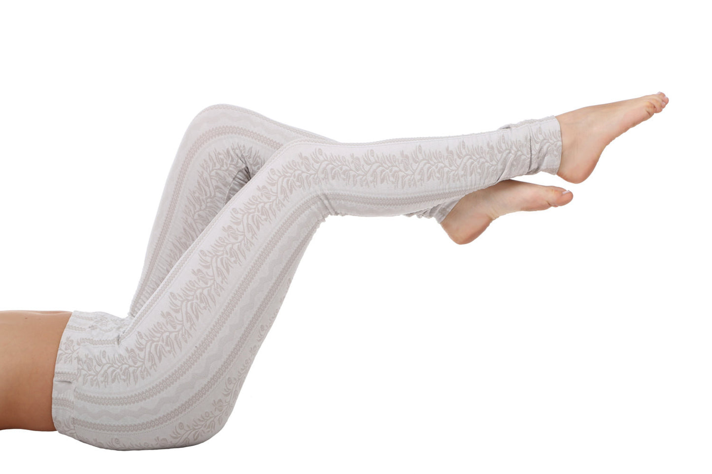 Beige Women Leggings A +