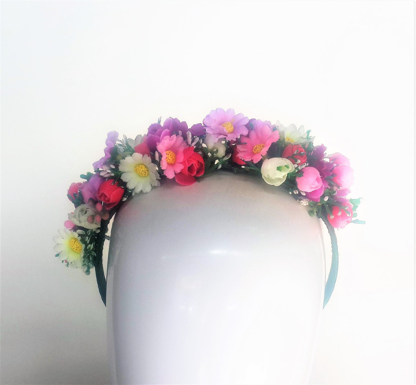 Accessories Mixed Pink Floral Girls Headband