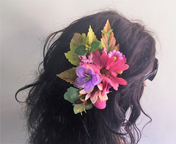 Floral Hair Comb Flamenco Hair Piece Accessories