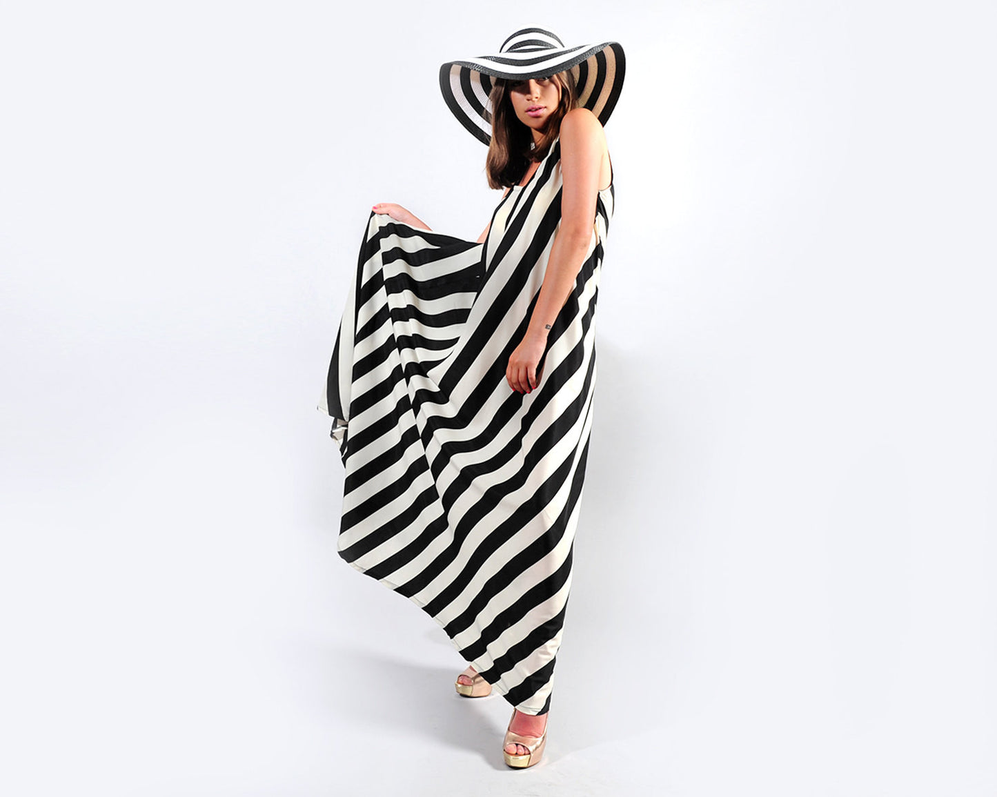 Black & White maxi dress