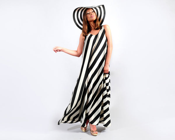 Black & White maxi dress