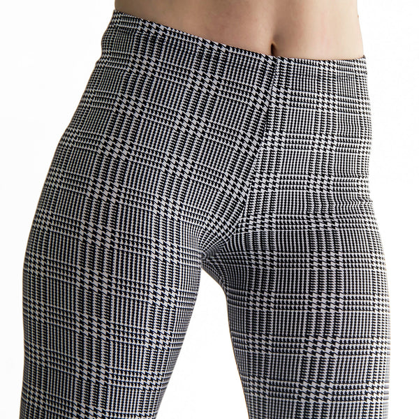 Classic Grey Patterned Leggings