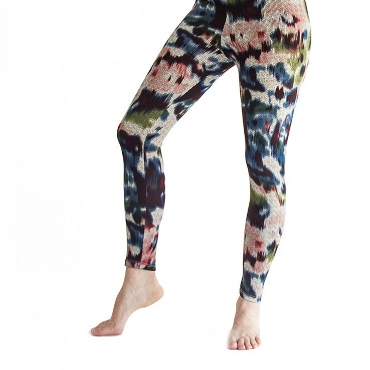 Art Leggings Very Comfy Brushed Colorful Pattern