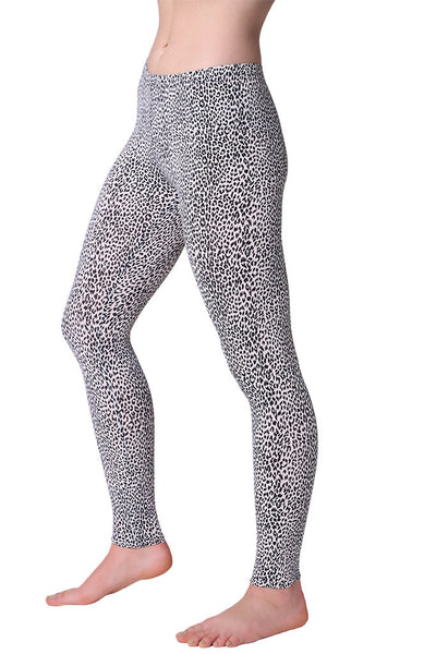 Summer Leopard Black & White Leggings