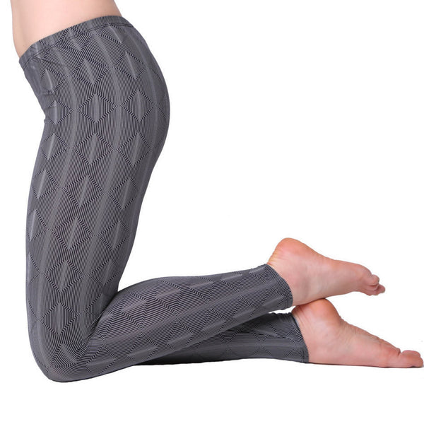 Bohemian Grey Leggings yoga Pants
