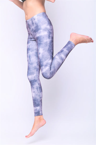 Tie Dye Leggings Green
